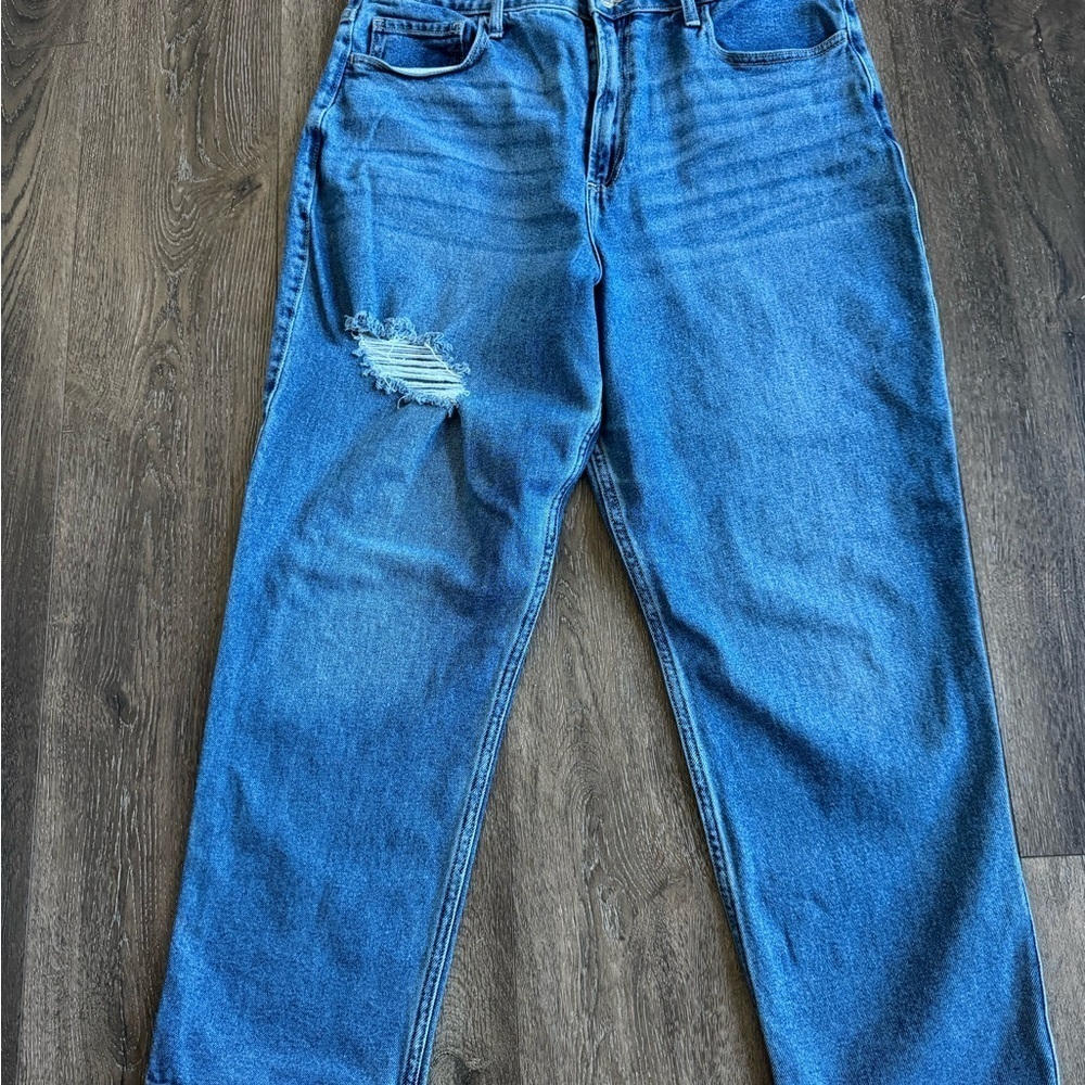 Hollister Jeans Women’s size 15R curvy ultra high rise vintage straight - Picture 2 of 9